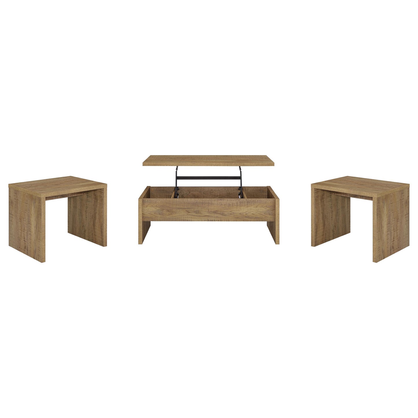  Coaster Furniture Canoga 706358-S3 3-piece Lift Top Cocktail Coffee Table Set - Mango IMAGE 1