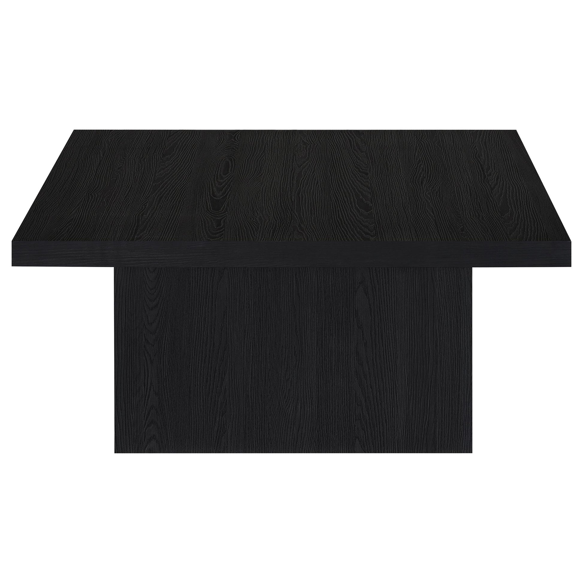  Coaster Furniture Devar 706408 Square Engineered Wood Coffee Table - Black IMAGE 3