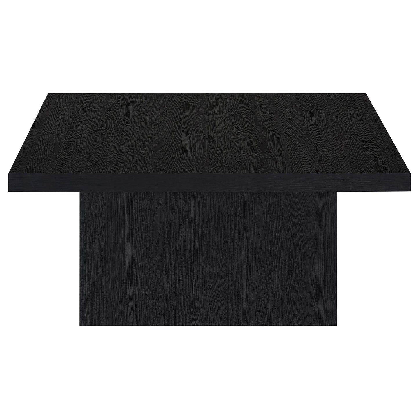  Coaster Furniture Devar 706408 Square Engineered Wood Coffee Table - Black IMAGE 5