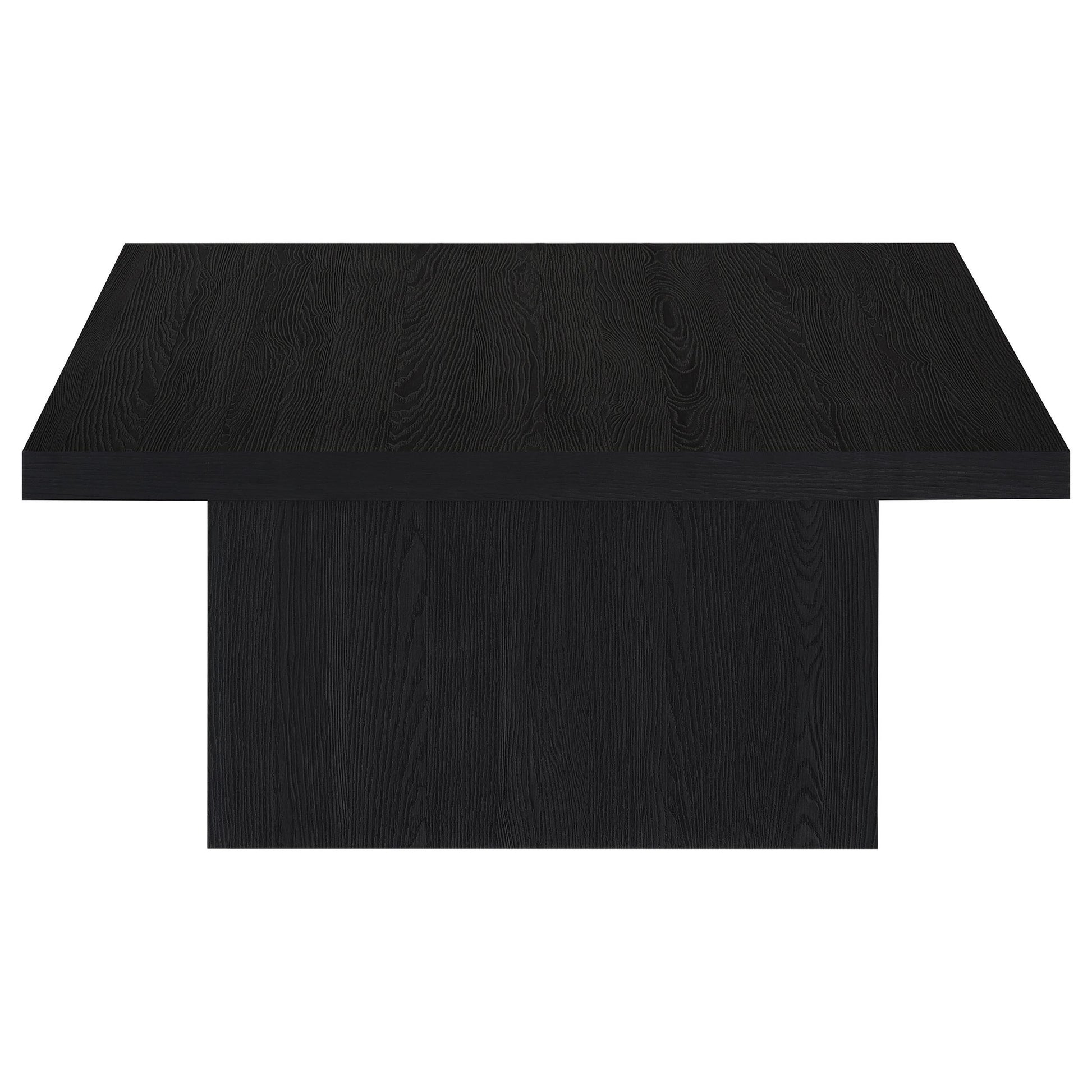  Coaster Furniture Devar 706408 Square Engineered Wood Coffee Table - Black IMAGE 5