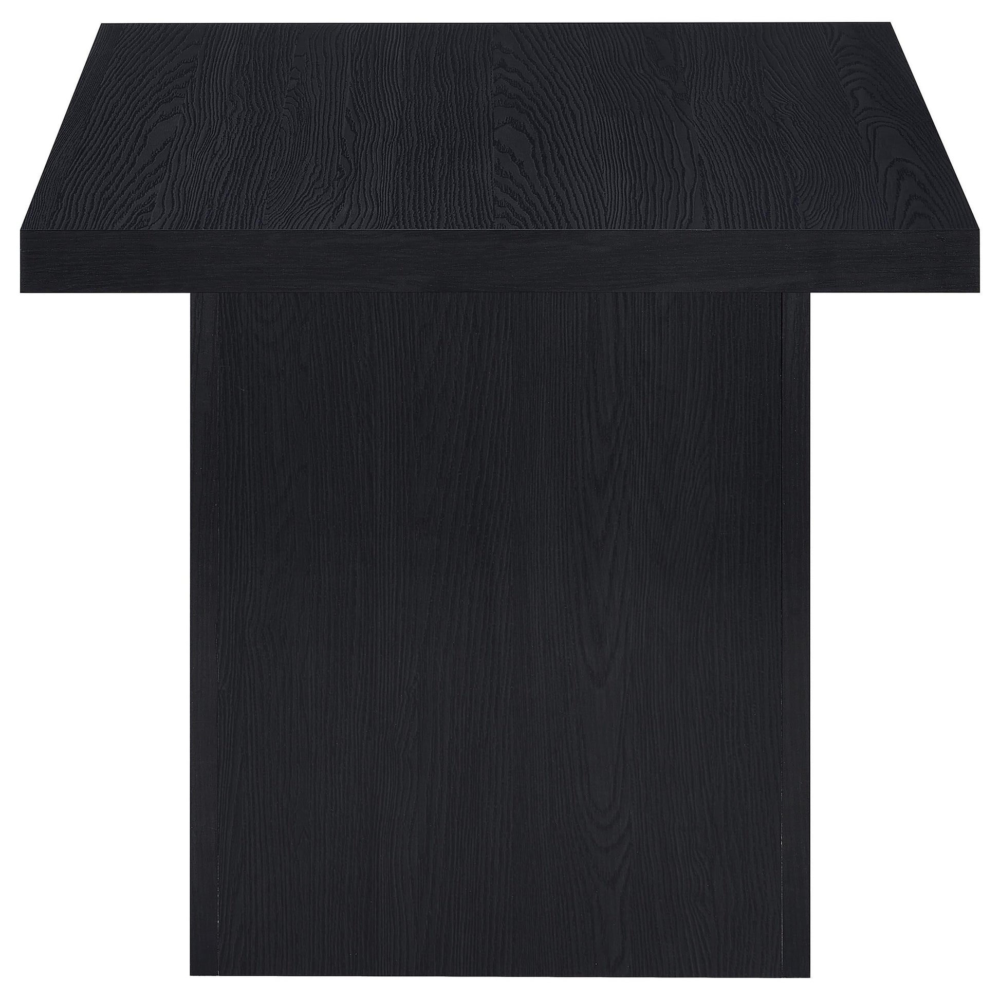  Coaster Furniture Devar 706408-S2 2-piece Square Cocktail Coffee End Table Set - Black IMAGE 3