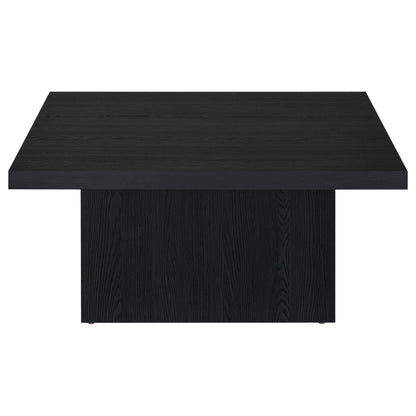  Coaster Furniture Devar 706408-S2 2-piece Square Cocktail Coffee End Table Set - Black IMAGE 6