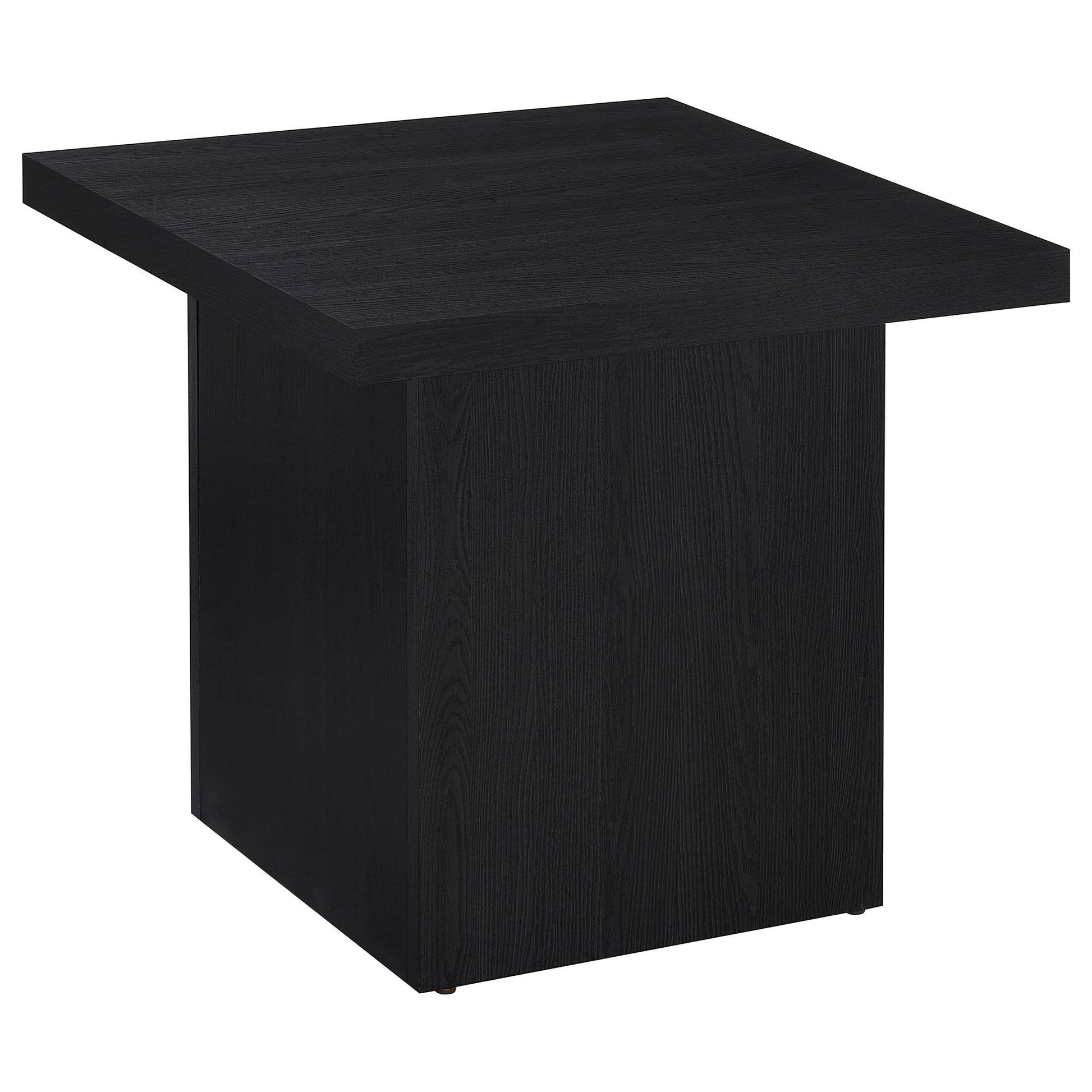  Coaster Furniture Devar 706408-S2 2-piece Square Cocktail Coffee End Table Set - Black IMAGE 7