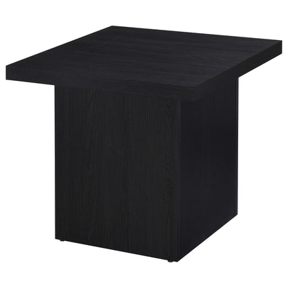  Coaster Furniture Devar 706408-S3 3-piece Square Cocktail Coffee End Table Set - Black IMAGE 11
