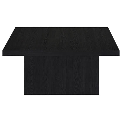  Coaster Furniture Devar 706408-S3 3-piece Square Cocktail Coffee End Table Set - Black IMAGE 4