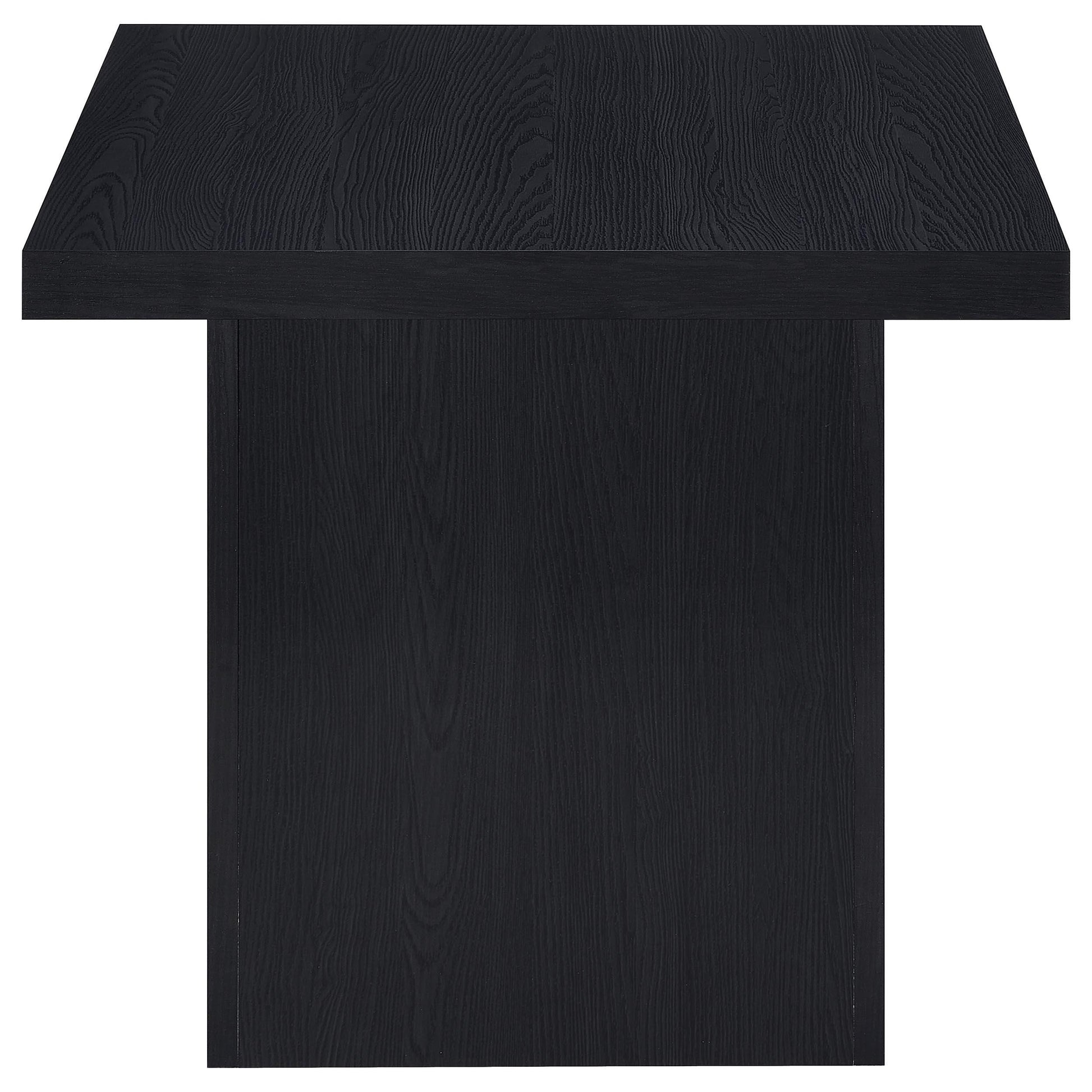  Coaster Furniture Devar 706408-S3 3-piece Square Cocktail Coffee End Table Set - Black IMAGE 5