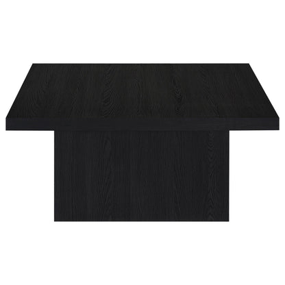  Coaster Furniture Devar 706408-S3 3-piece Square Cocktail Coffee End Table Set - Black IMAGE 6