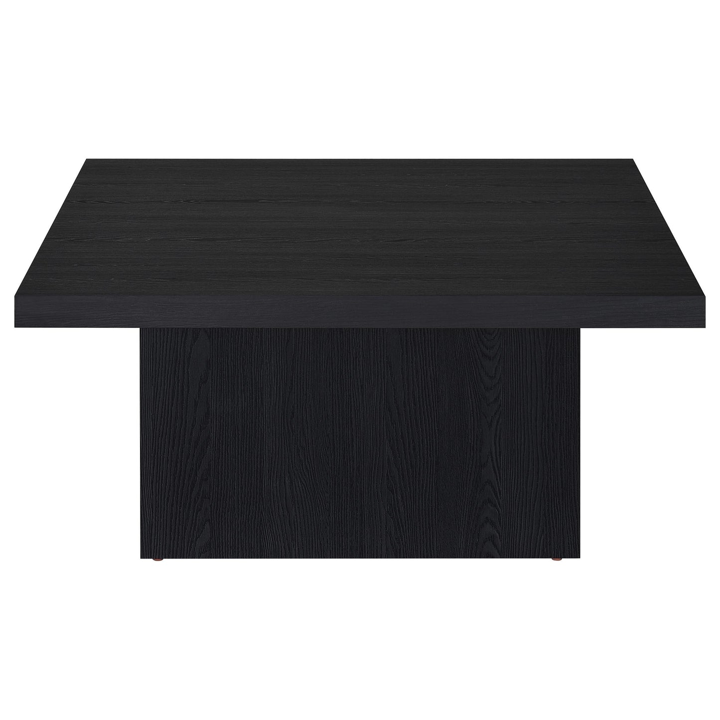  Coaster Furniture Devar 706408-S3 3-piece Square Cocktail Coffee End Table Set - Black IMAGE 8