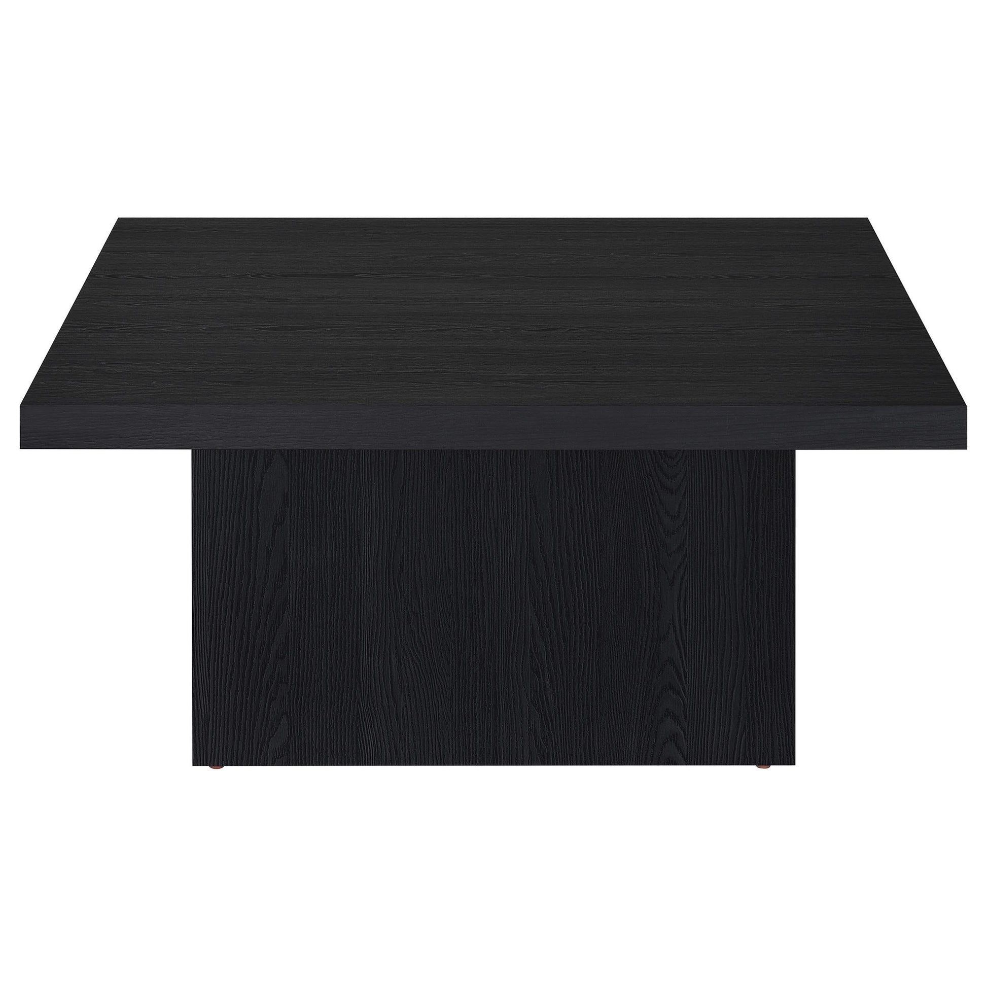  Coaster Furniture Devar 706408-S3 3-piece Square Cocktail Coffee End Table Set - Black IMAGE 8