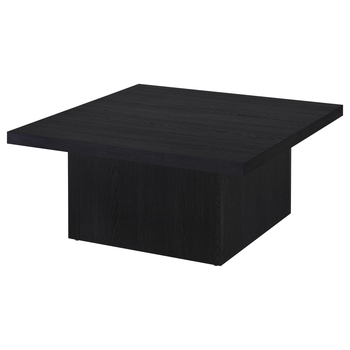  Coaster Furniture Devar 706408-S3 3-piece Square Cocktail Coffee End Table Set - Black IMAGE 9