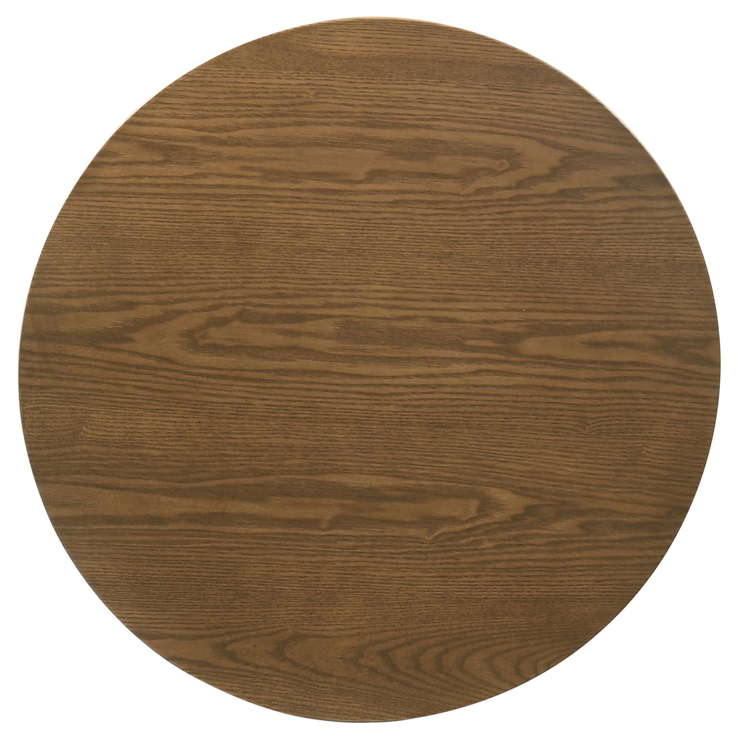  Coaster Furniture Franklin 706437 Round Wood Pedestal End Table - Dark Brown IMAGE 2