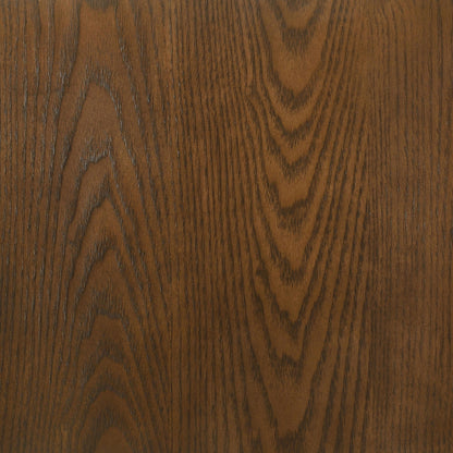  Coaster Furniture Franklin 706437 Round Wood Pedestal End Table - Dark Brown IMAGE 3
