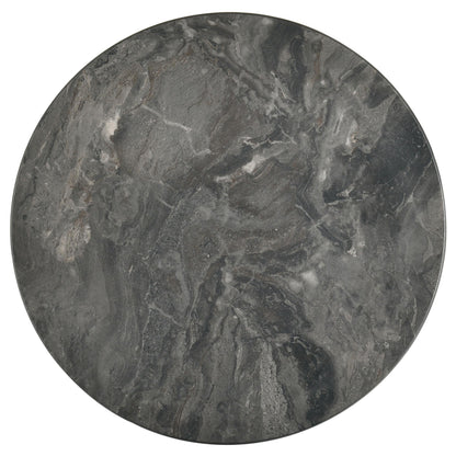  Coaster Furniture Bradley 706457 Round SmartTop Side Table - Smokey Grey/Dark Brown IMAGE 5