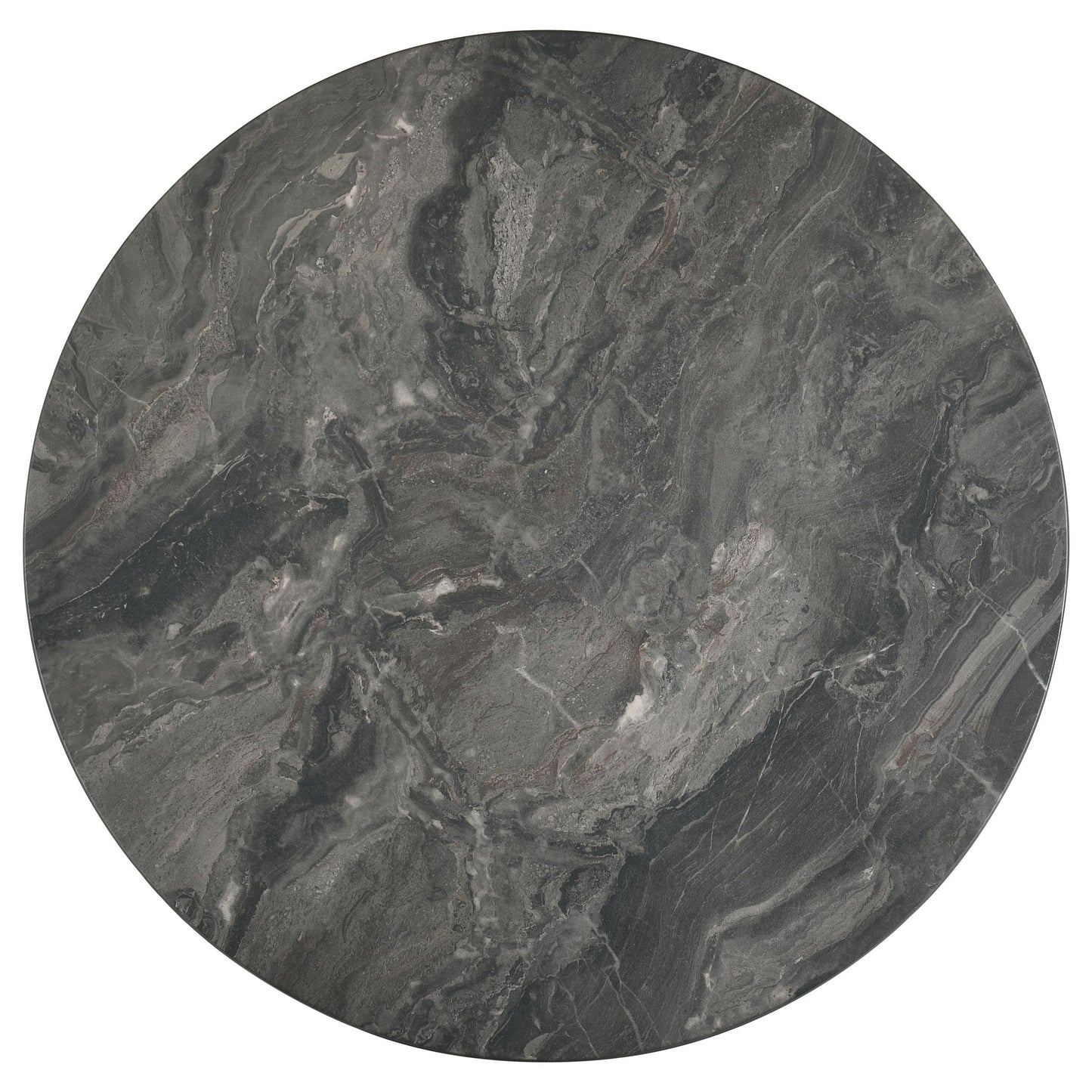  Coaster Furniture Bradley 706458 Round SmartTop Coffee Table - Smokey Grey/Brown IMAGE 5