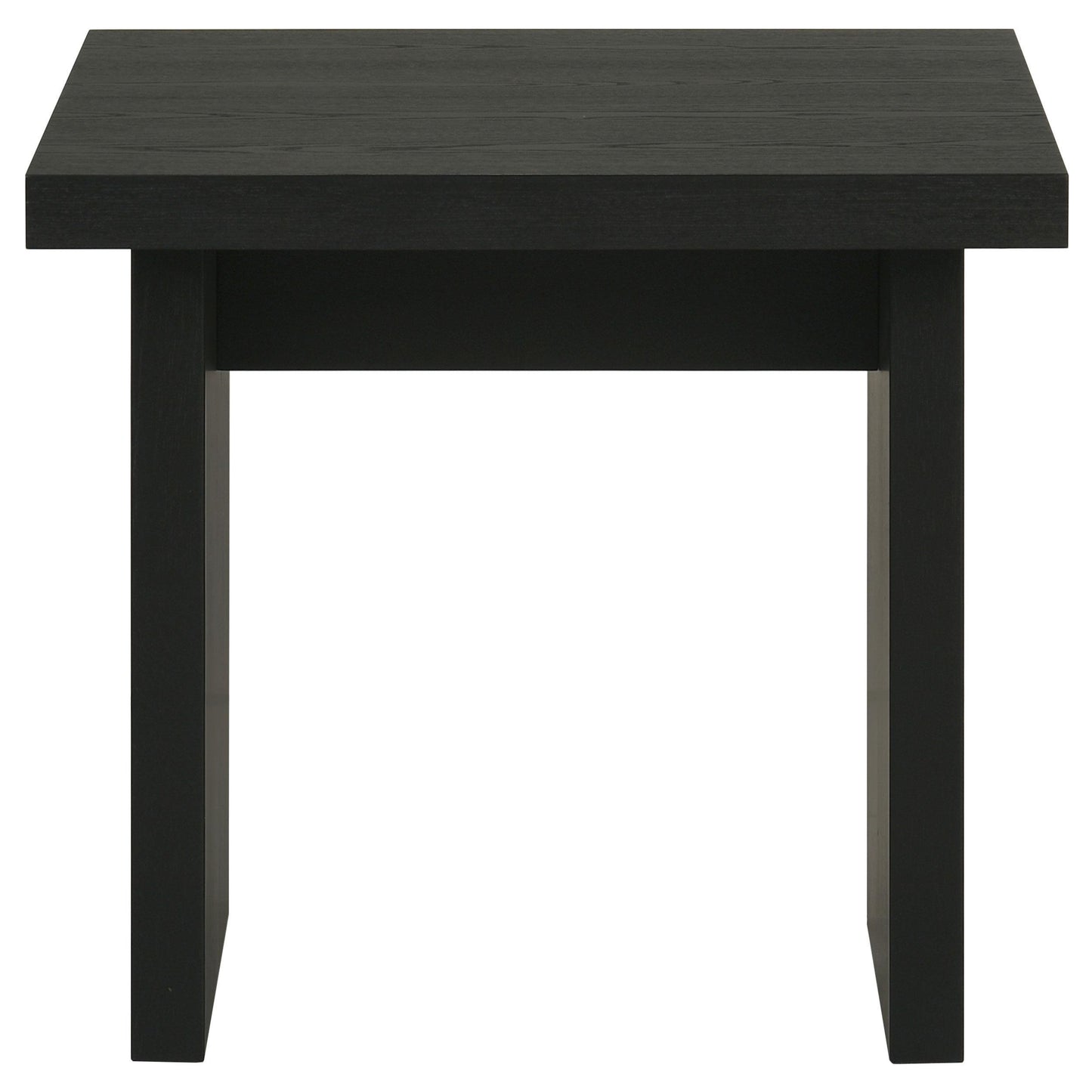  Coaster Furniture Decker 706477 Square Occasional End Table - Black IMAGE 2