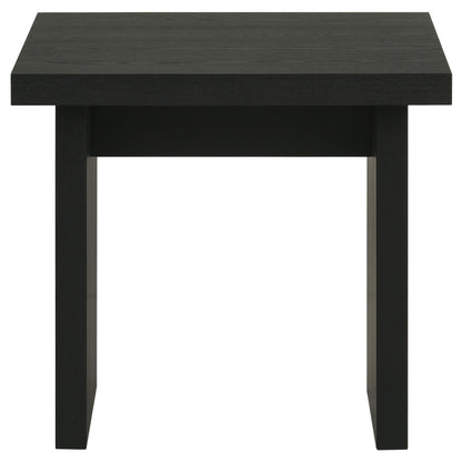  Coaster Furniture Decker 706477 Square Occasional End Table - Black IMAGE 2