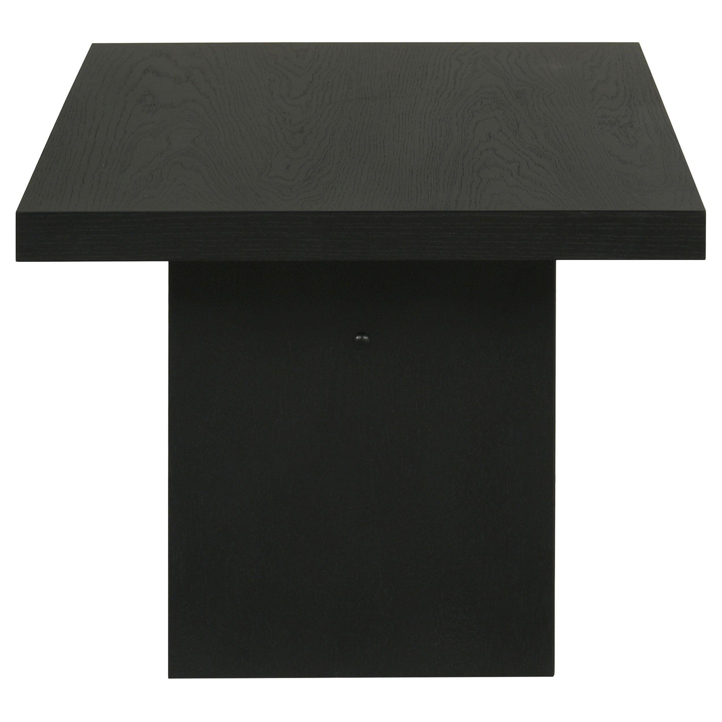 Coaster Furniture Decker 706478 47-Inch Rectangular Coffee Table - Black IMAGE 3