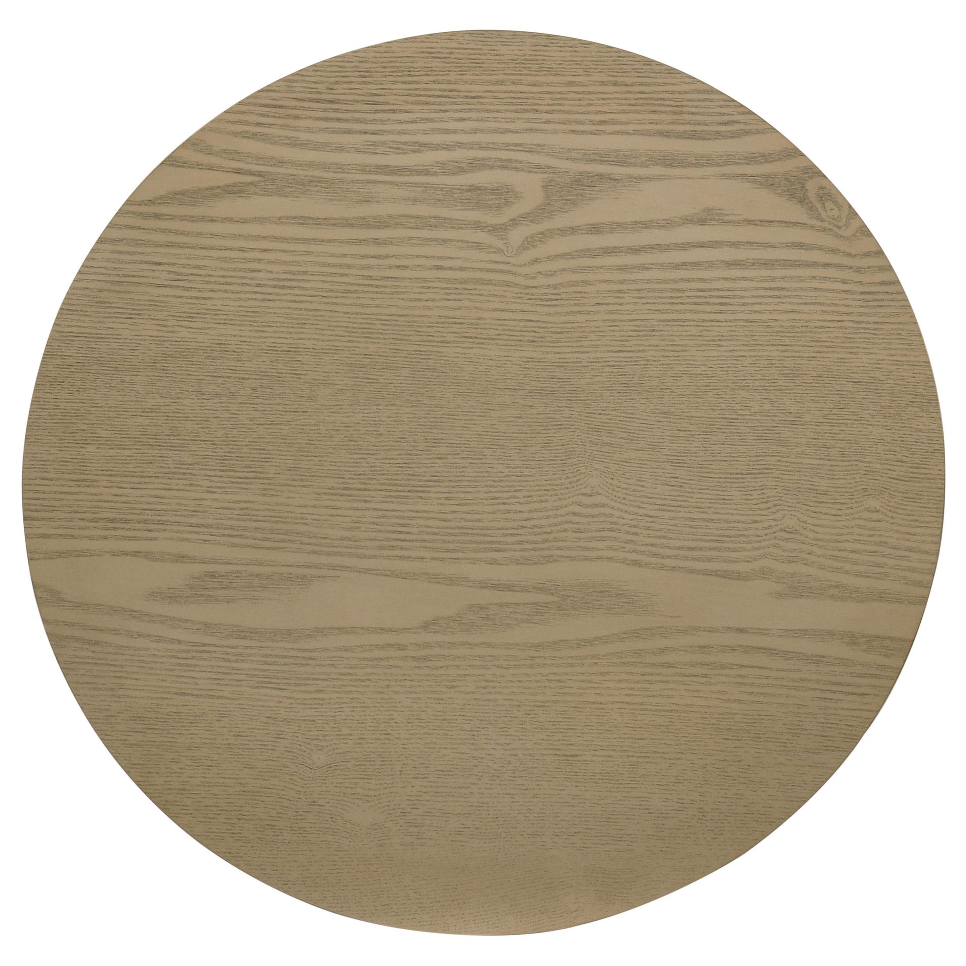  Coaster Furniture Hamlyn 706497 Round Fluted Occasional End Table - Natural Oak IMAGE 2