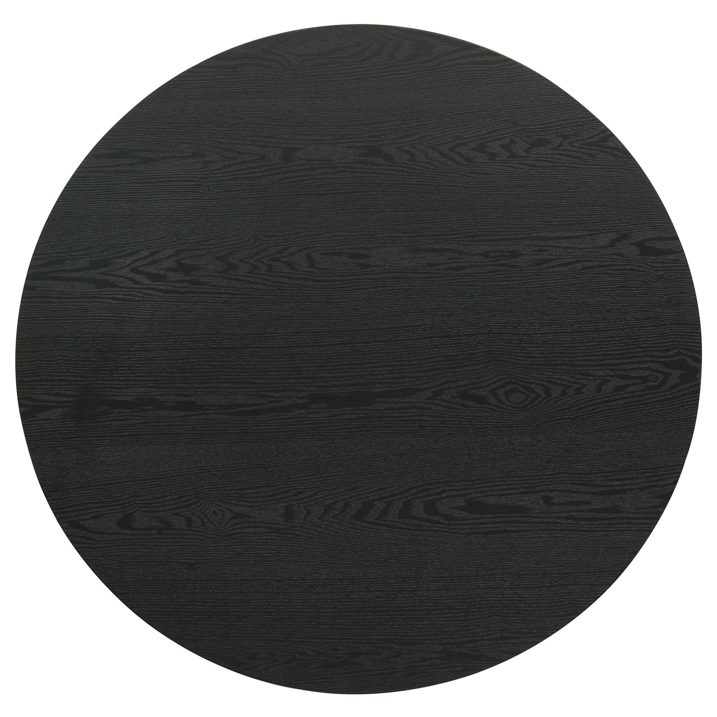  Coaster Furniture Hamlyn 706508 Round Fluted Occasional Coffee Table - Black IMAGE 6