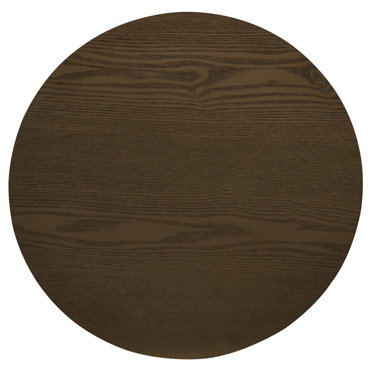 Coaster Furniture Hamlyn 706517 Round Fluted Occasional End Table - Walnut IMAGE 2