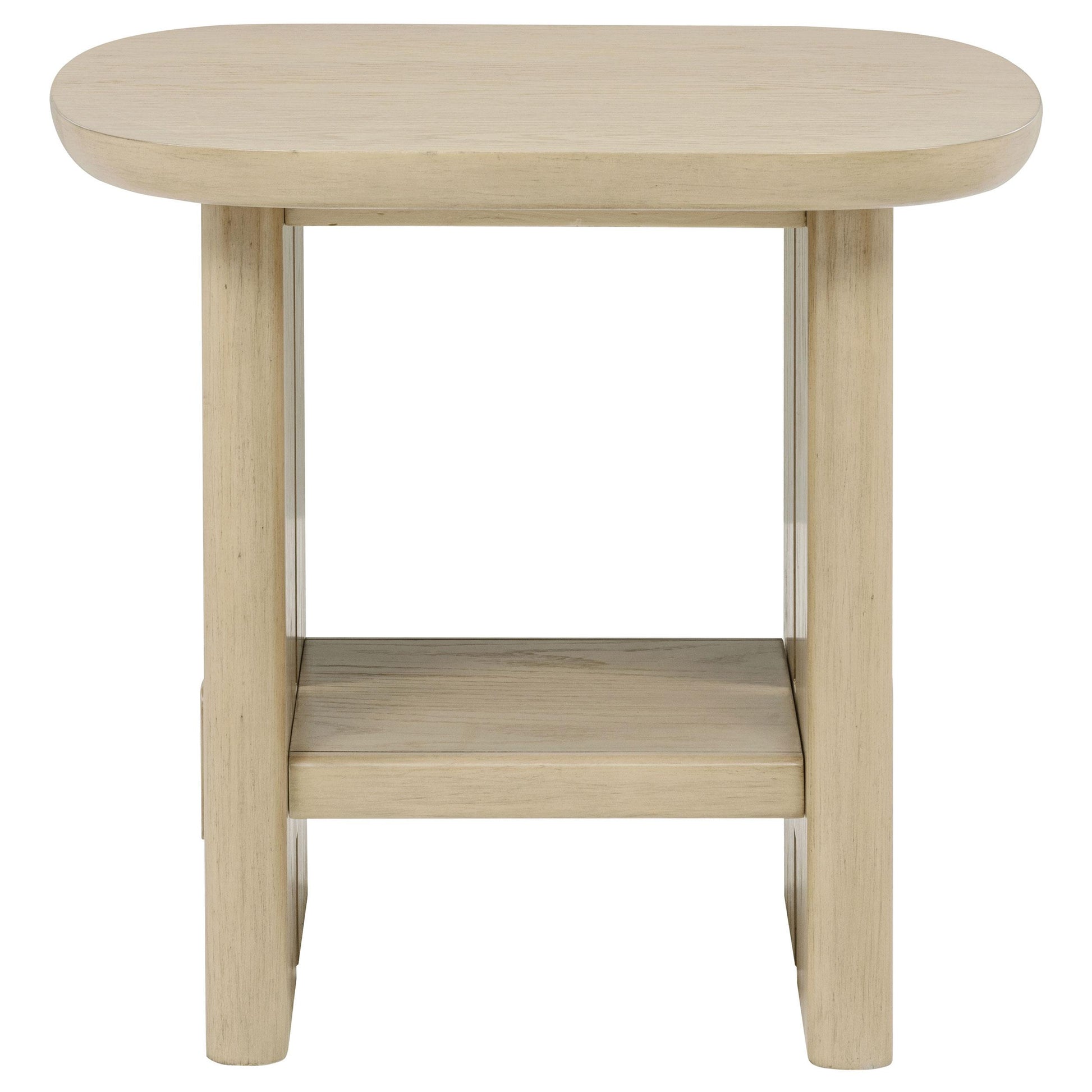  Coaster Furniture Kailani 706587 Coastal Square Side Table with Shelf - Beige Oak IMAGE 7
