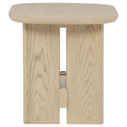  Coaster Furniture Kailani 706588-S2 2-piece Coastal Coffee and End Table Set - Beige Oak IMAGE 3