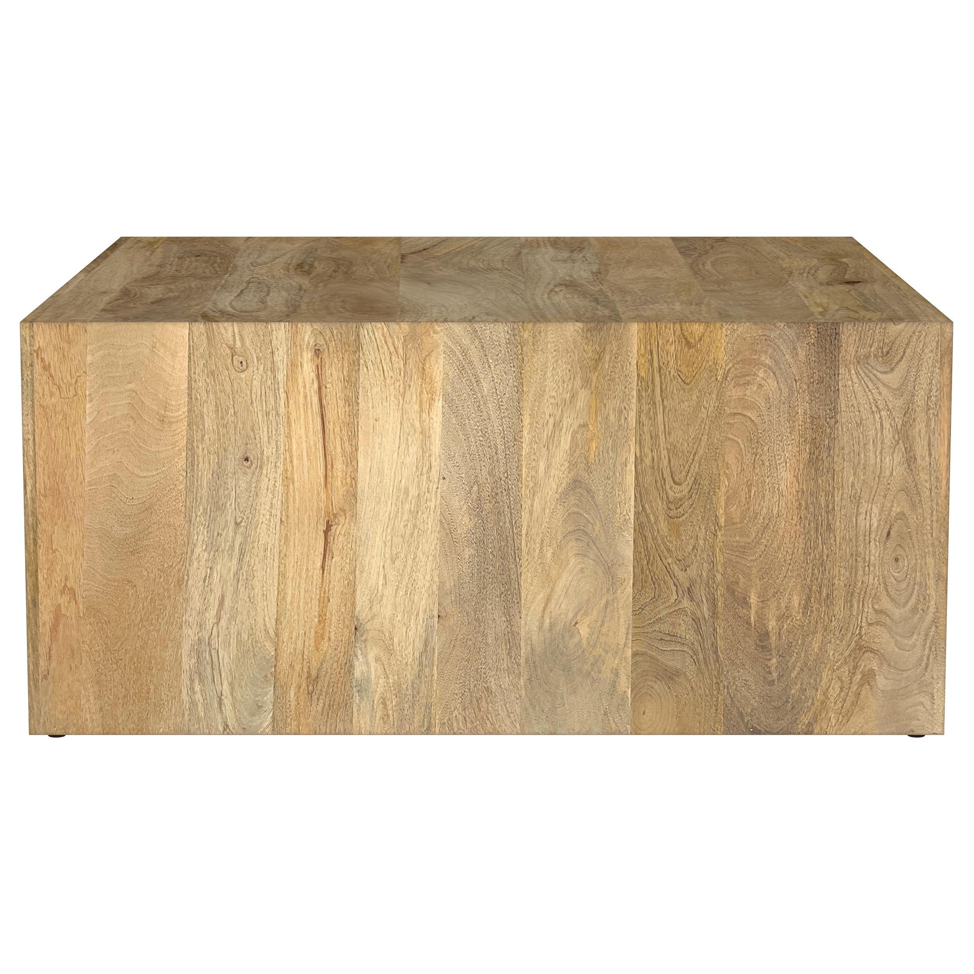  Coaster Furniture Benton 706838 Square Solid Mango Wood Coffee Table - Natural IMAGE 8