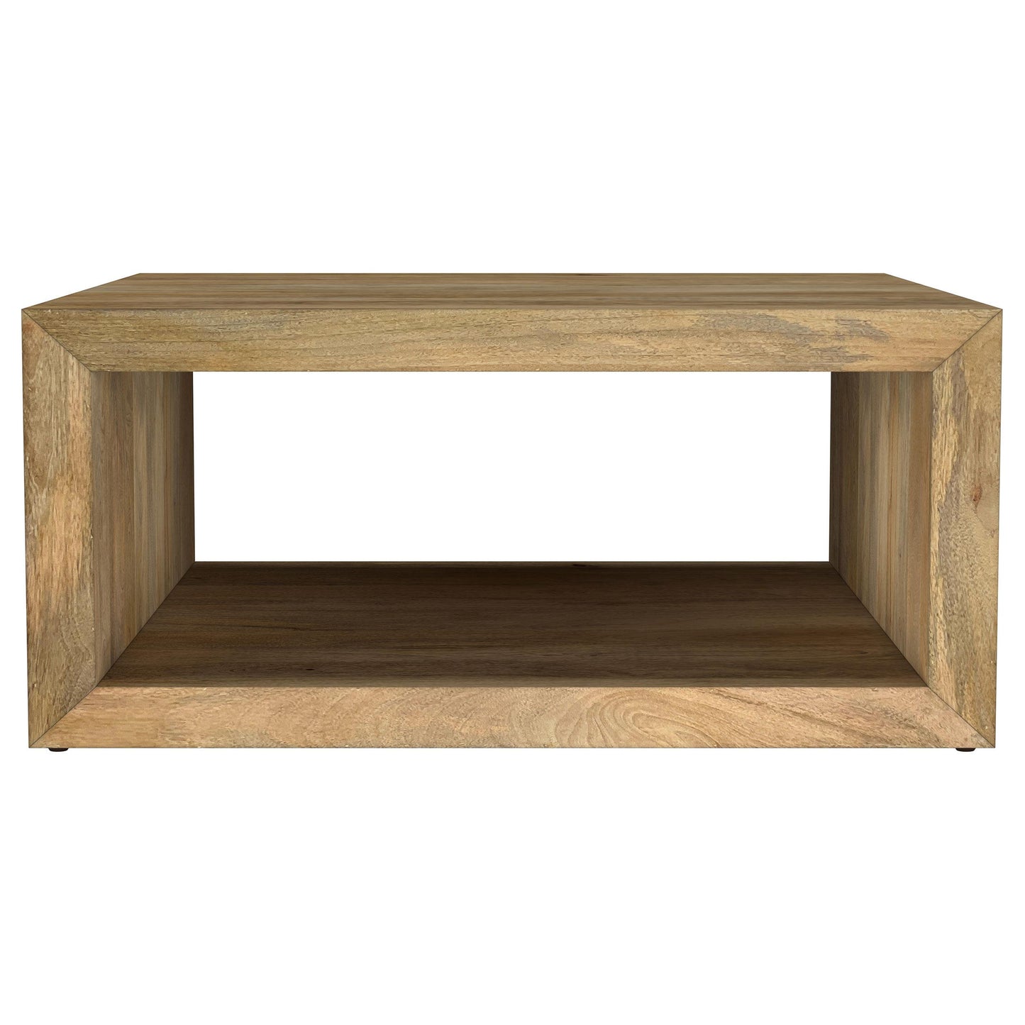  Coaster Furniture Benton 706838 Square Solid Mango Wood Coffee Table - Natural IMAGE 9