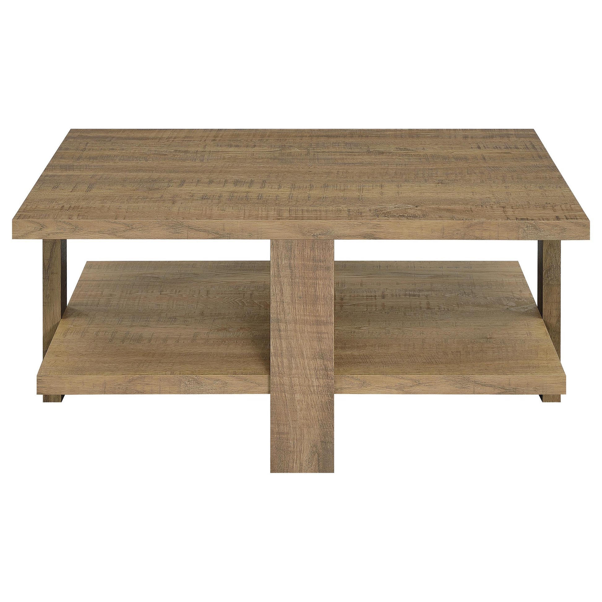  Coaster Furniture Dawn 707718-S3 3-piece Round Coffee and End Table Set - Mango Brown IMAGE 4