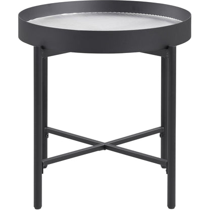  Coaster Furniture Ozella 707898-S2 2-piece Round Coffee and End Table Set - Sandy Black IMAGE 11
