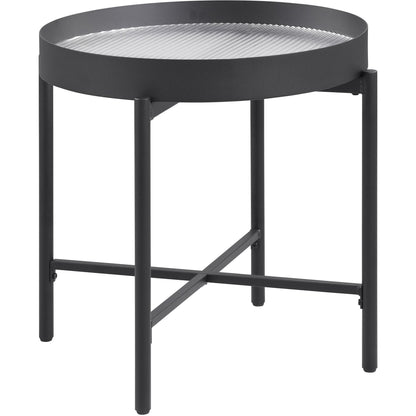  Coaster Furniture Ozella 707898-S3 3-piece Round Coffee and End Table Set - Sandy Black IMAGE 10