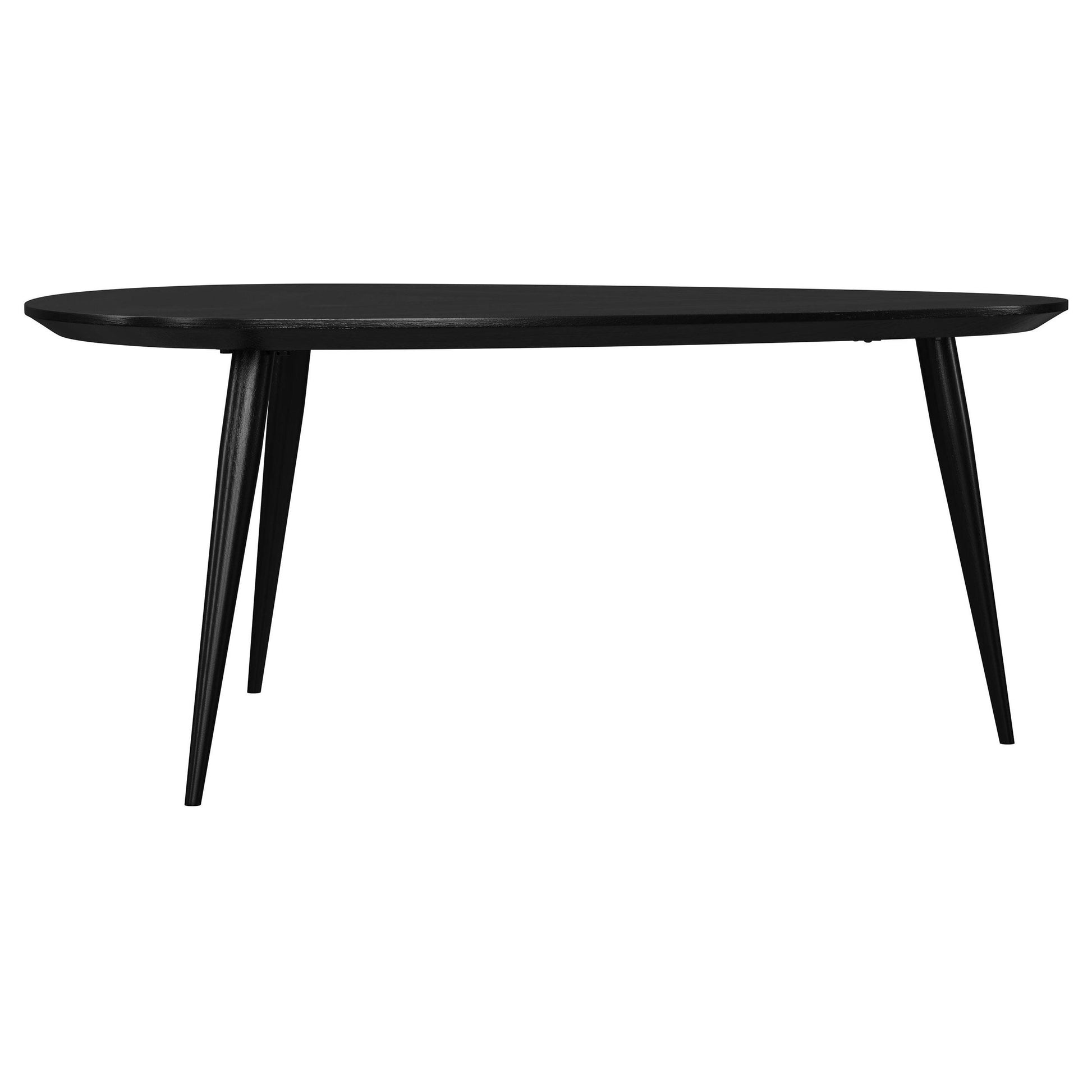  Coaster Furniture Odessa 707918-S3 3-piece Triangular Coffee and End Table Set - Black IMAGE 1