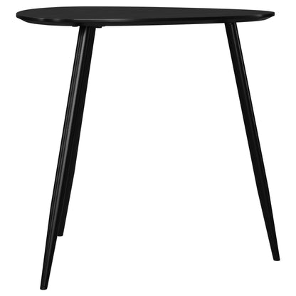  Coaster Furniture Odessa 707918-S3 3-piece Triangular Coffee and End Table Set - Black IMAGE 2