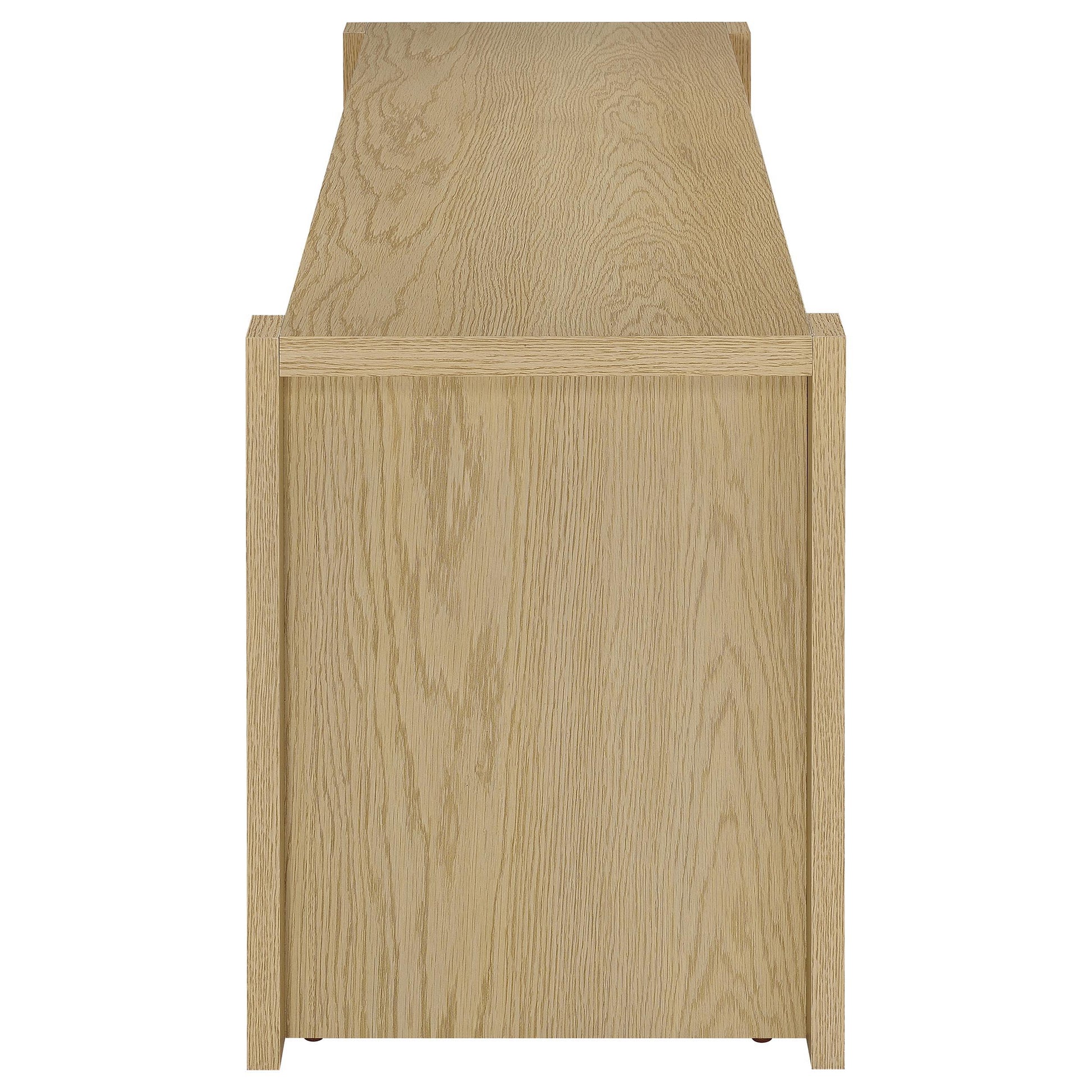  Coaster Furniture Laurelton 708222 60-inch 2-door TV Stand Media Console - Light Oak IMAGE 3