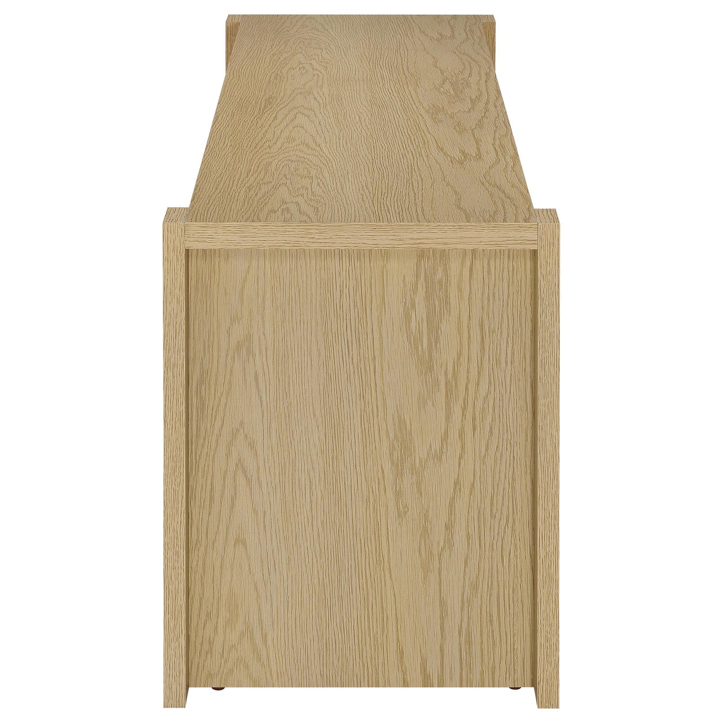  Coaster Furniture Laurelton 708222 60-inch 2-door TV Stand Media Console - Light Oak IMAGE 5