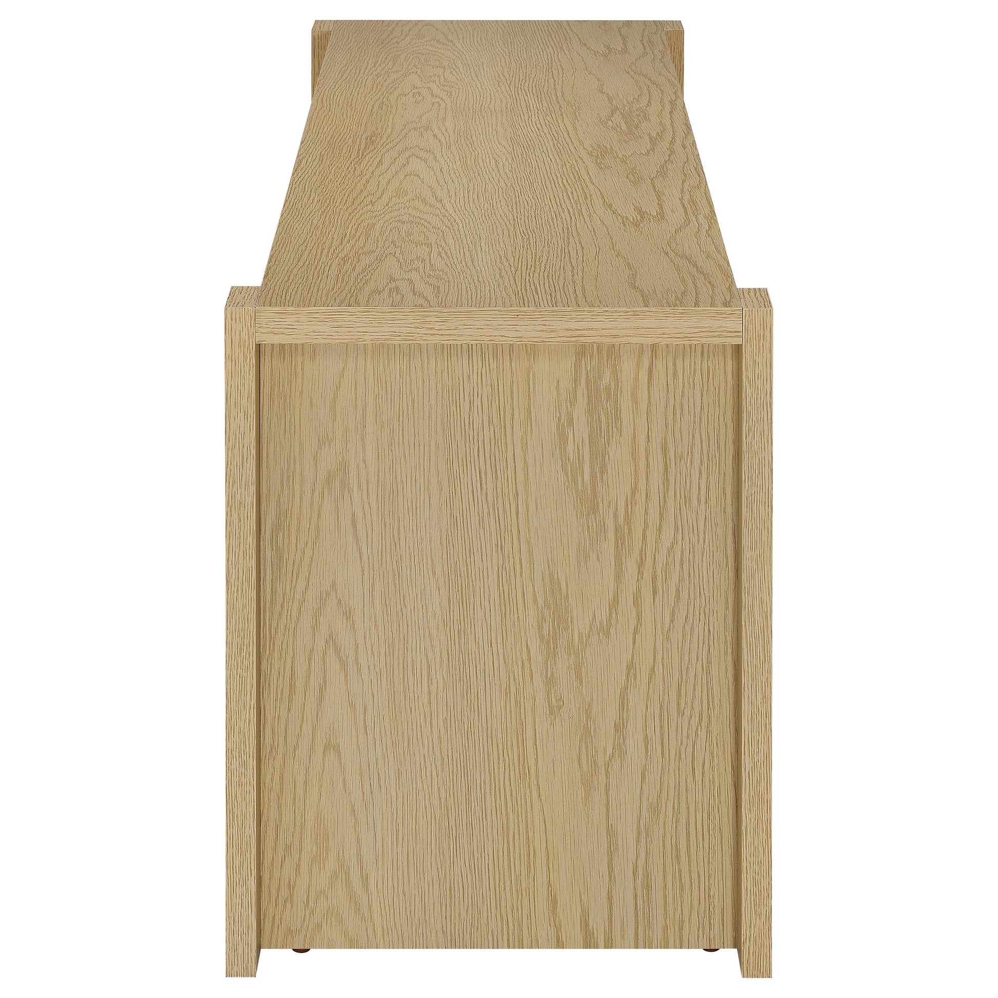  Coaster Furniture Laurelton 708222 60-inch 2-door TV Stand Media Console - Light Oak IMAGE 5