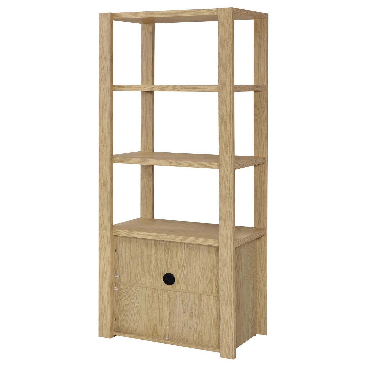  Coaster Furniture Laurelton 708222-SET 3-piece Entertainment Center TV Stand - Light Oak IMAGE 6