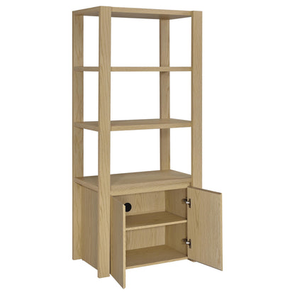  Coaster Furniture Laurelton 708222-SET 3-piece Entertainment Center TV Stand - Light Oak IMAGE 8