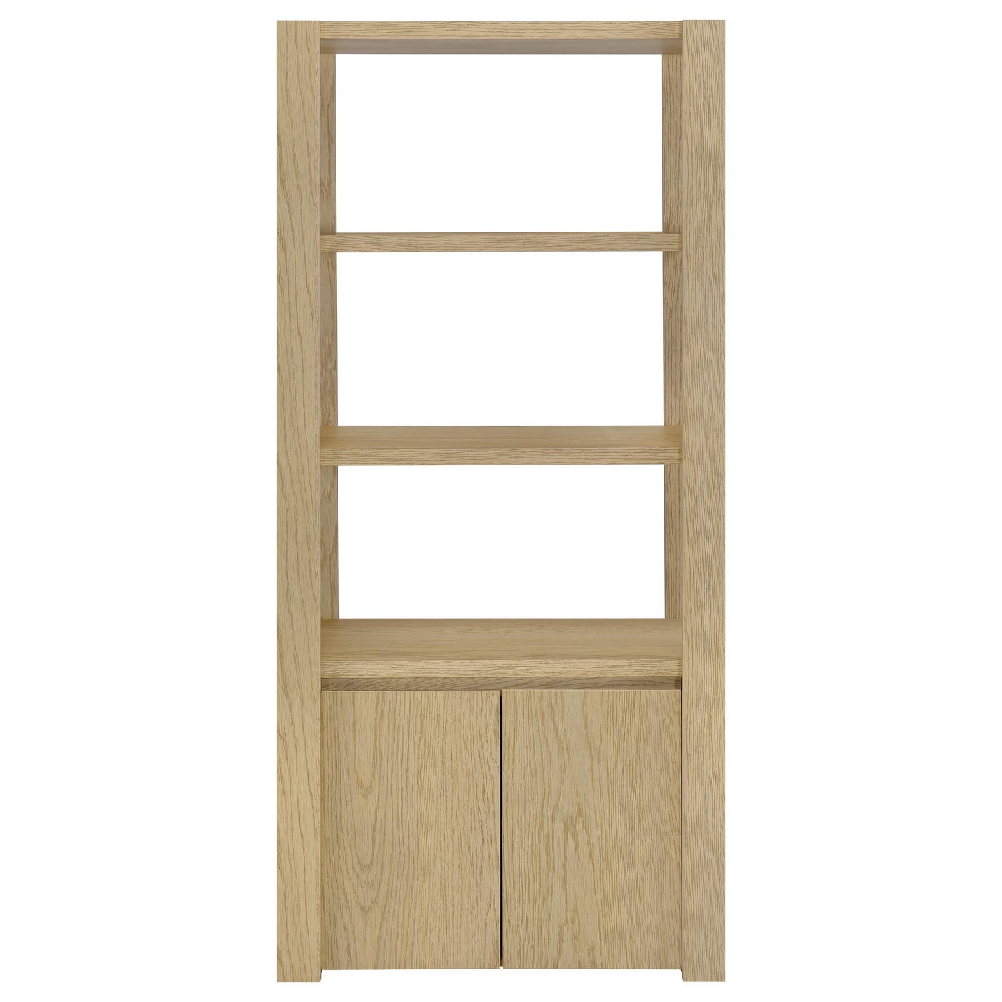  Coaster Furniture Laurelton 708222-SET 3-piece Entertainment Center TV Stand - Light Oak IMAGE 9