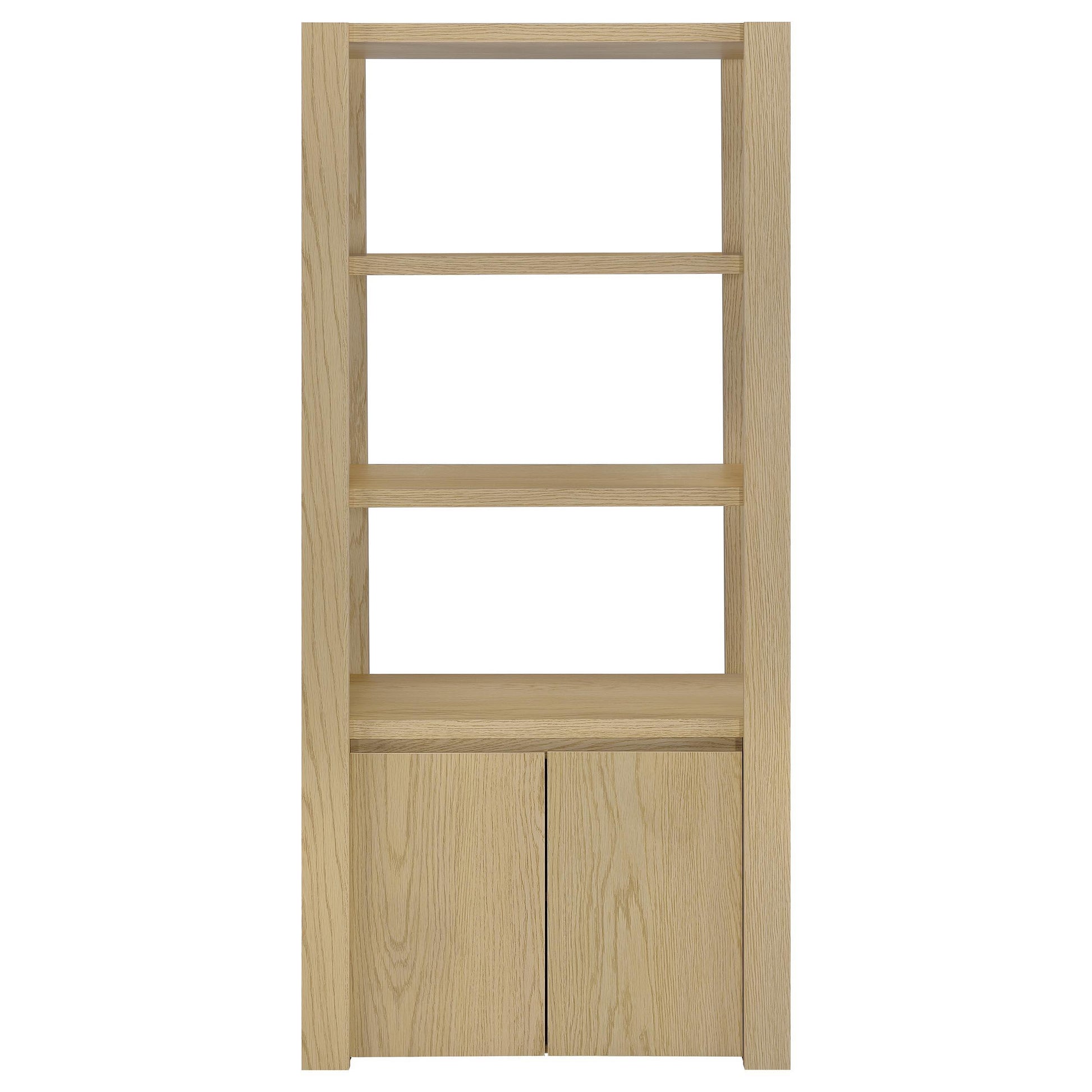  Coaster Furniture Laurelton 708222-SET 3-piece Entertainment Center TV Stand - Light Oak IMAGE 9