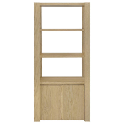 Coaster Furniture Laurelton 708224 3-shelf Media Tower Tall Pier Cabinet - Light Oak IMAGE 11