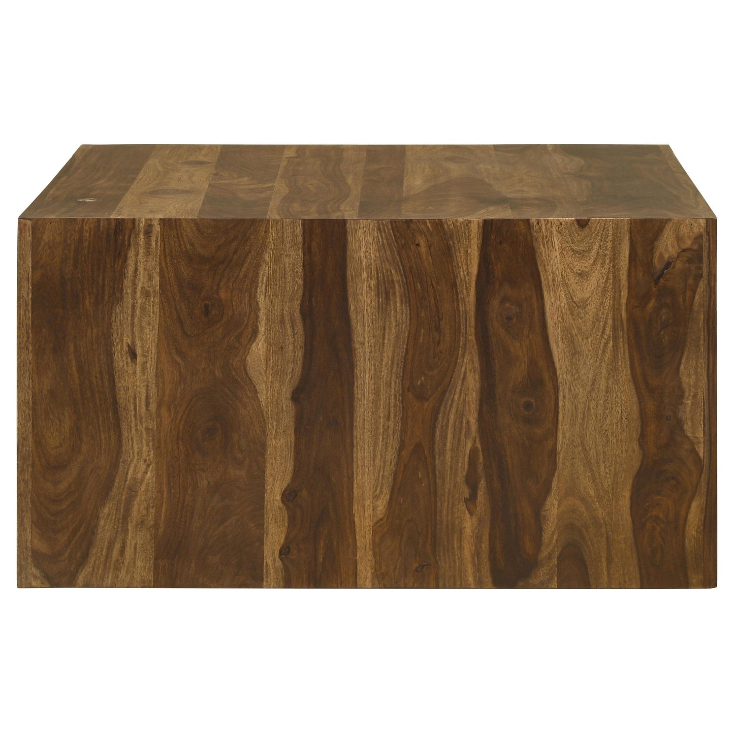  Coaster Furniture Odilia 708418-S2 2-piece Solid Wood Coffee and End Table Set - Auburn IMAGE 4