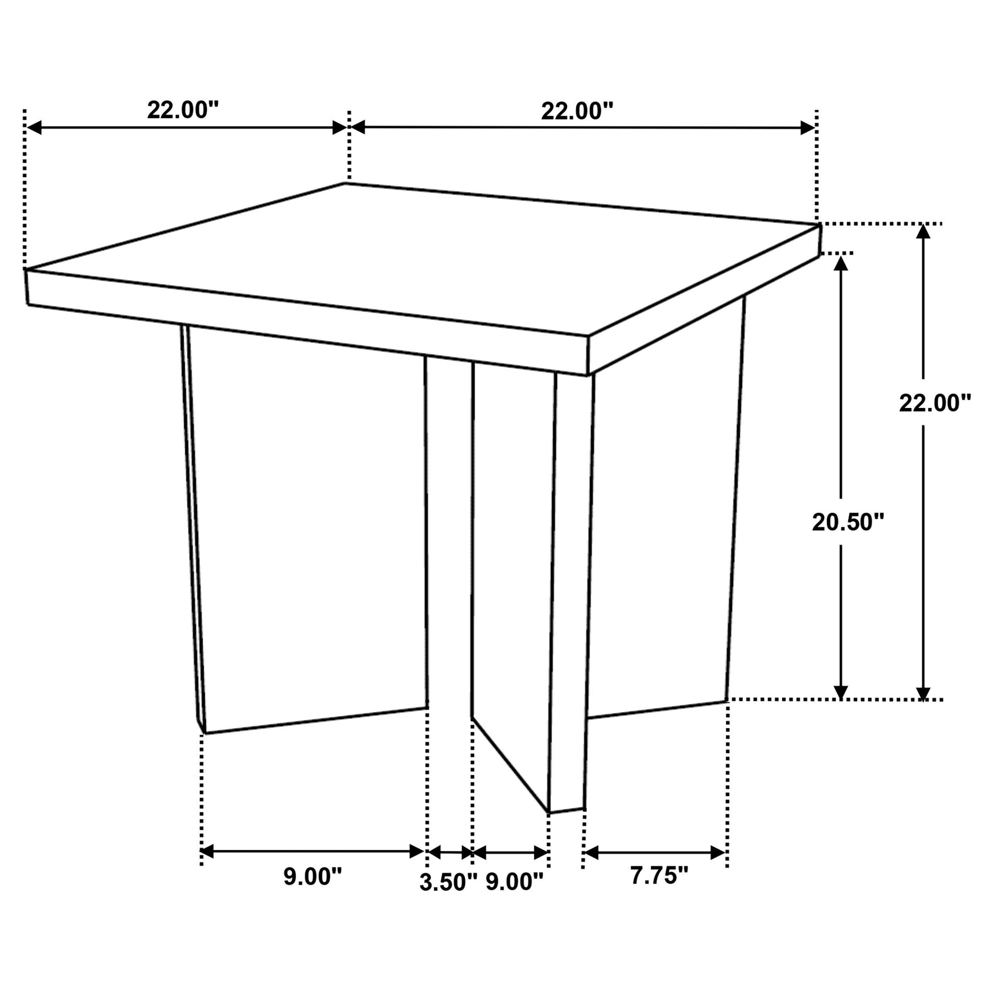  Coaster Furniture Andando 708498-S2 2-piece Coffee and End Table Set - Mango Brown IMAGE 12