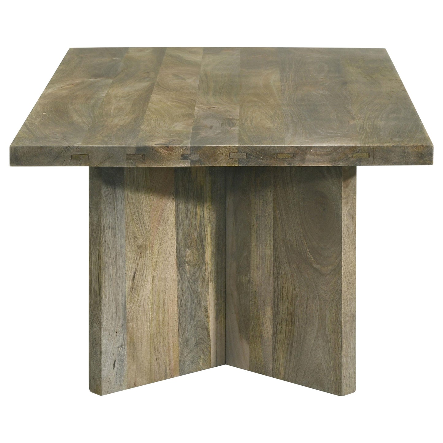  Coaster Furniture Andando 708498-S2 2-piece Coffee and End Table Set - Mango Brown IMAGE 2