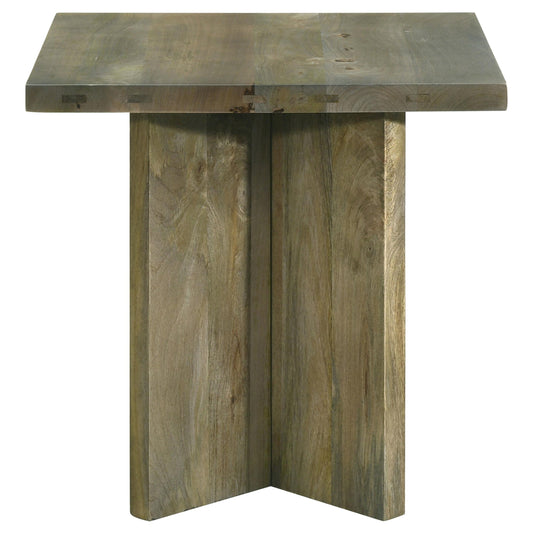  Coaster Furniture Andando 708498-S3 3-piece Coffee and End Table Set - Mango Brown IMAGE 1