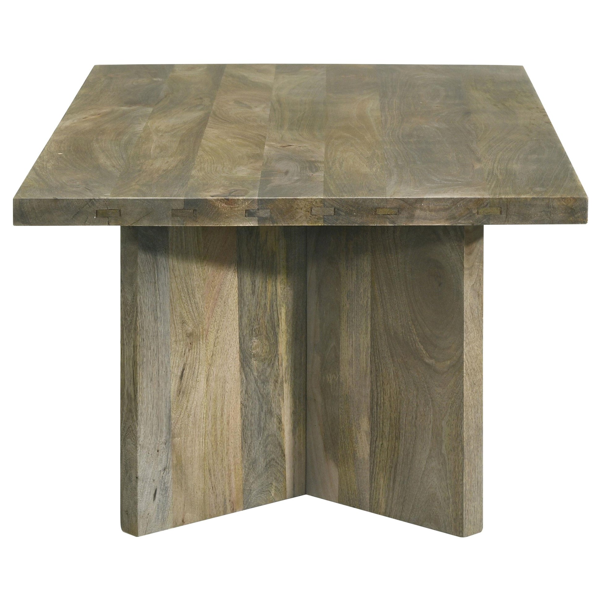  Coaster Furniture Andando 708498-S3 3-piece Coffee and End Table Set - Mango Brown IMAGE 2