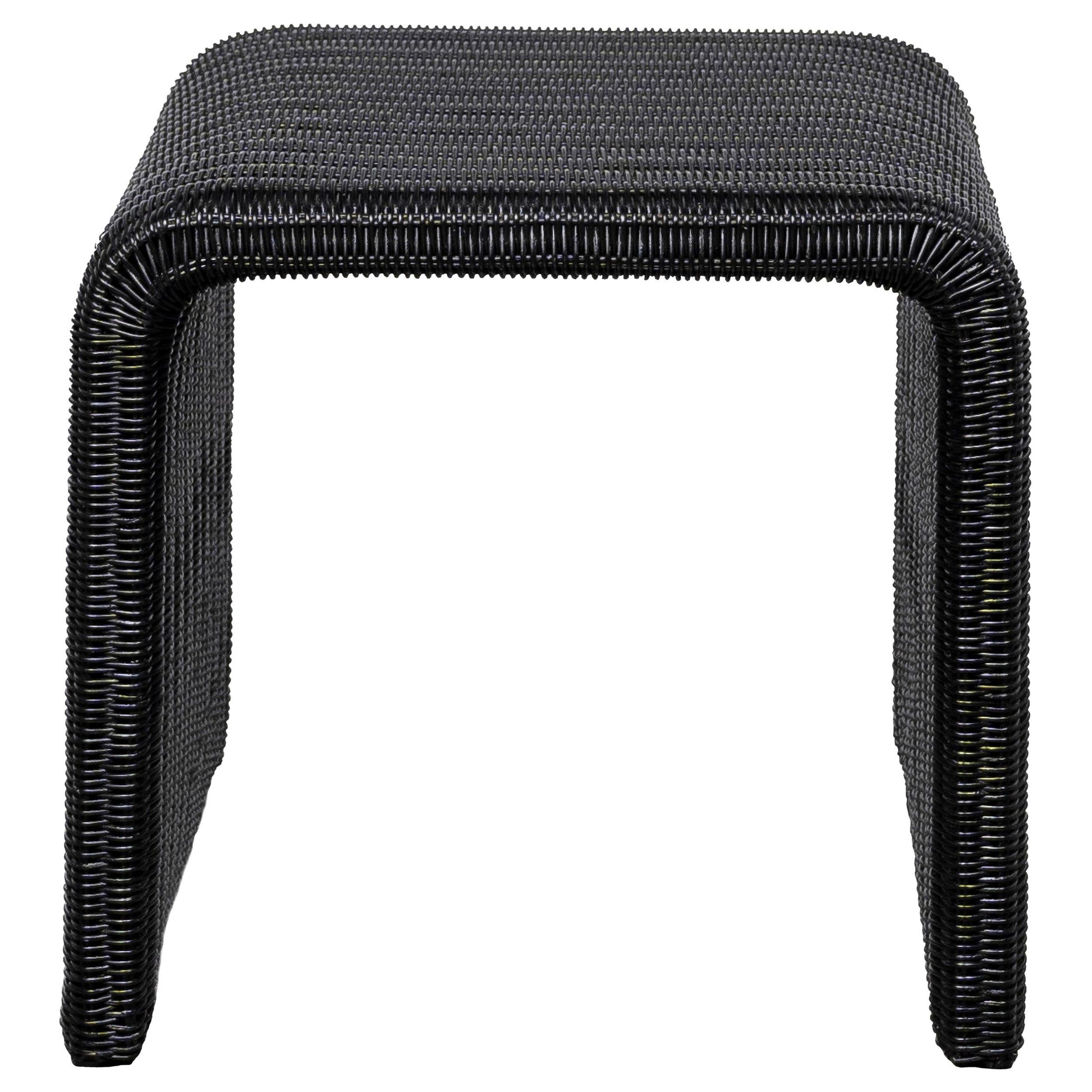  Coaster Furniture Cahya 708518-S2 2-piece Rattan Coffee and End Table Set - Black IMAGE 3