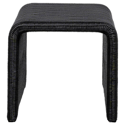  Coaster Furniture Cahya 708518-S2 2-piece Rattan Coffee and End Table Set - Black IMAGE 3