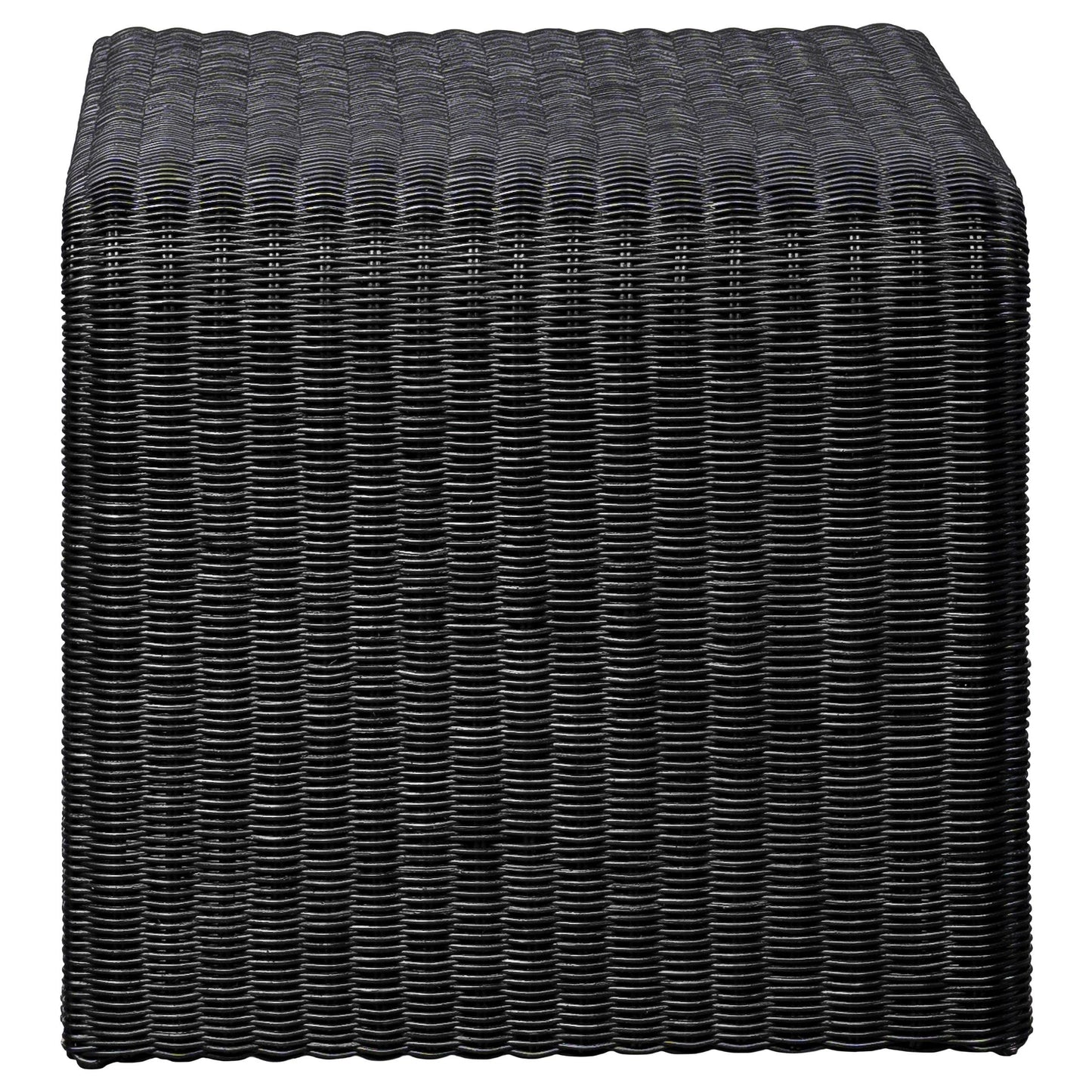  Coaster Furniture Cahya 708518-S2 2-piece Rattan Coffee and End Table Set - Black IMAGE 5