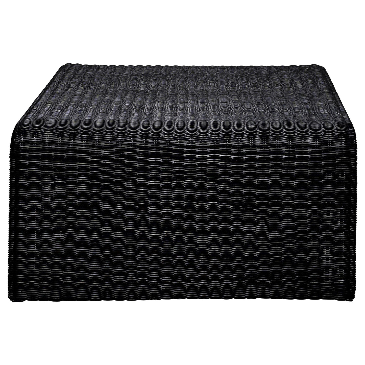  Coaster Furniture Cahya 708518-S2 2-piece Rattan Coffee and End Table Set - Black IMAGE 6
